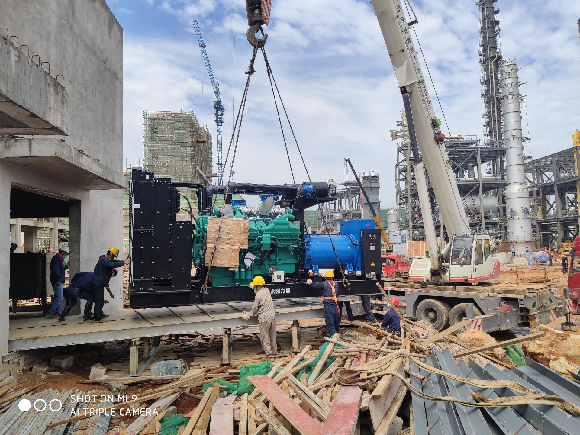 柴油发电机安装降噪